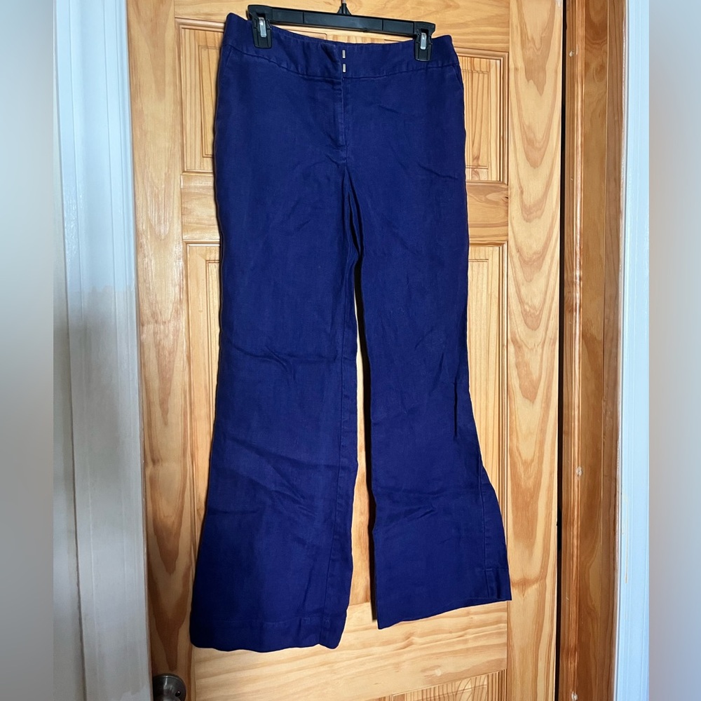 LOFT Linen Trousers, Size 6P